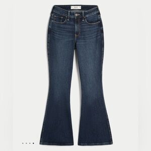 Curvy high-rise Dark Wash Flare Jeans